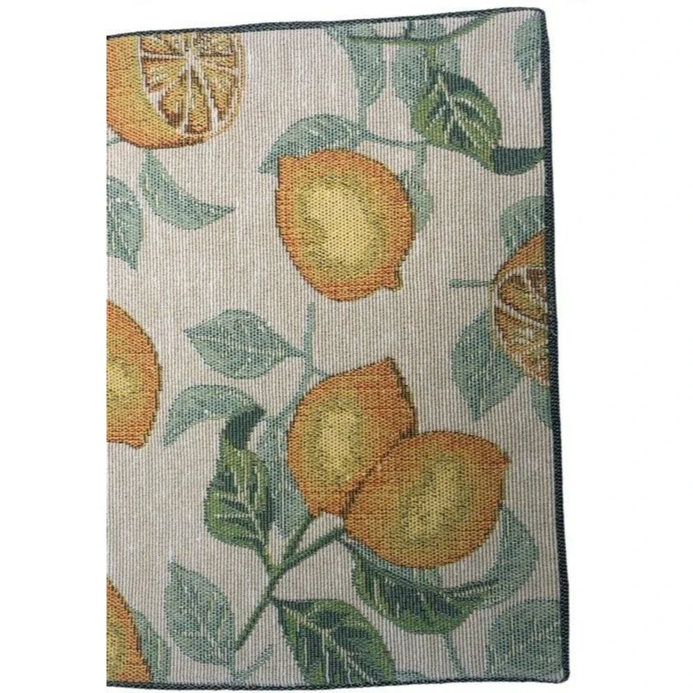 Lemons Placemats Tapestry Satin Backed 13x18